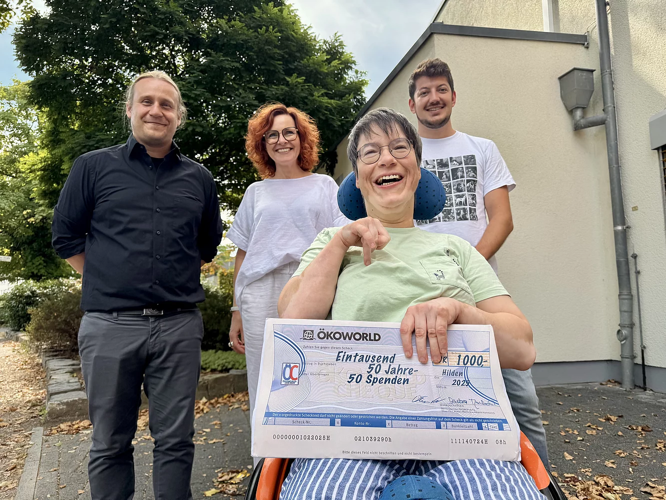 Bild vergrößern Graf Recke Stiftung mit Spende der ÖKOWORLD