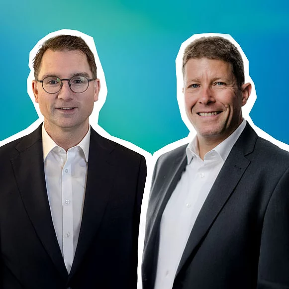 Bild vergrößern Stefan Höhne (Leiter Wholesale Business) & Michael Molter (Senior Portfolio Manager)